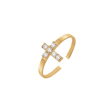 Cargar imagen en el visor de la galería, Anillo Cristo Oro - Molto Amore Co.