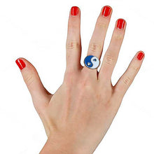 Cargar imagen en el visor de la galería, Anillo Due Cuori Blue