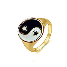 Cargar imagen en el visor de la galería, Anillo Due Cuori Black