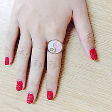 Cargar imagen en el visor de la galería, Anillo Due Cuori Pink