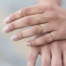 Cargar imagen en el visor de la galería, Anillo Milano Oro