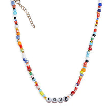 Cargar imagen en el visor de la galería, Collar Love Dorado