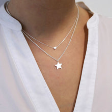 Cargar imagen en el visor de la galería, Collar Stella Plateado - Molto Amore Co.