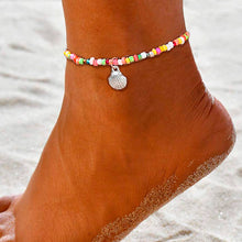 Cargar imagen en el visor de la galería, Tobillera Rainbow Shell