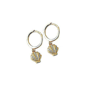Seashell Gold earrings