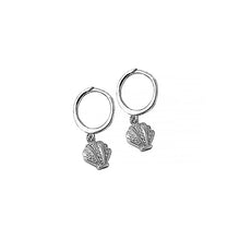 Load image into Gallery viewer, Seashell Silver earrings
