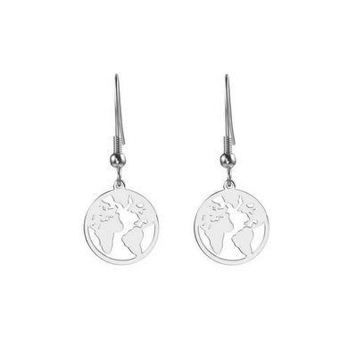 Pendientes World Plata - Molto Amore Co.