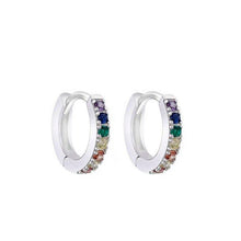 Load image into Gallery viewer, Pendientes Ourense Rainbow Plata - Molto Amore Co.
